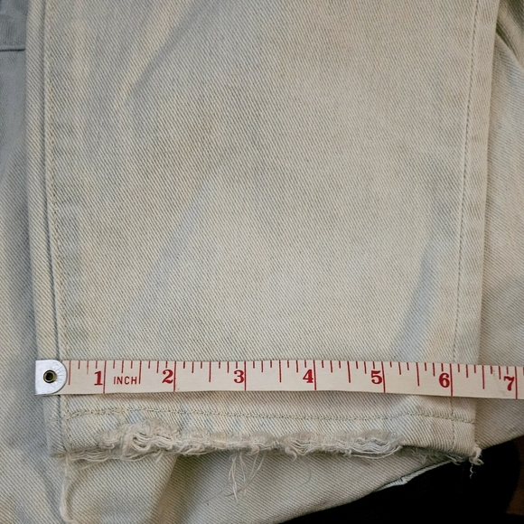 Flying Monkey Reform High Rise Mom Jeans Light Blue 27/5 Inseam 27 Raw Hem Nwt - Picture 13 of 13